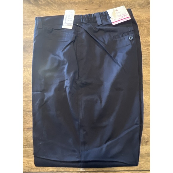 Tag Pants - Cj Banks Navy Blue Pants 24W Wrinkle Free 100% Cotton New With Tag